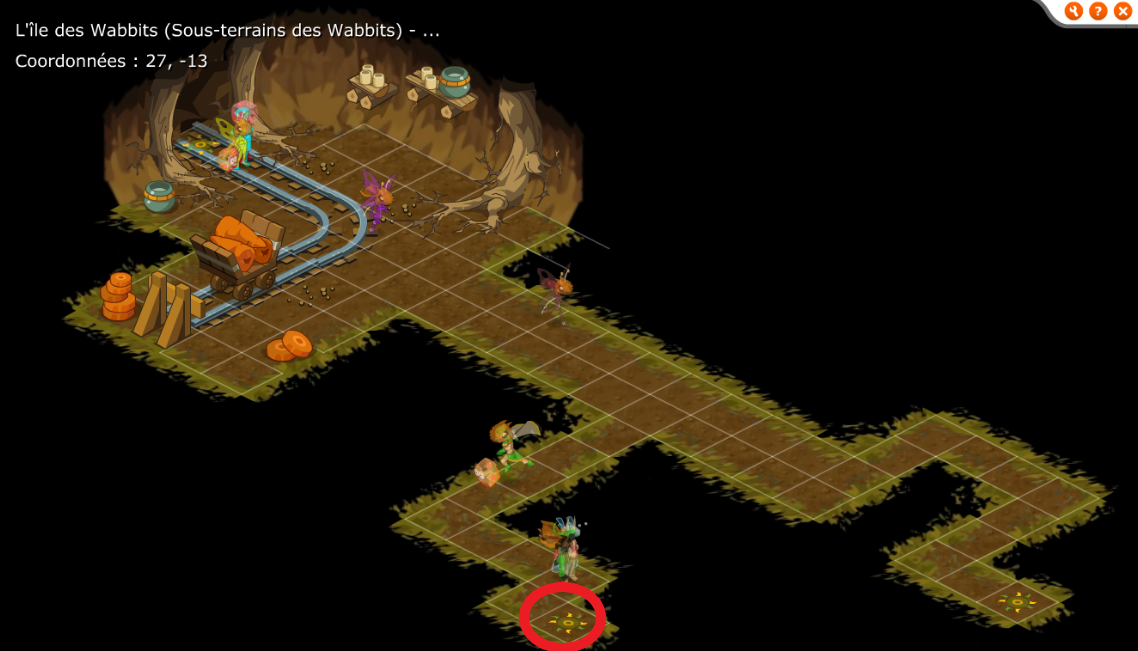 Dofus Retro Château Wa Wabbit, comment y accéder, quel est le chemin pour la panoplie avec les